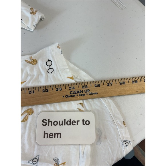 Kyte Baby Women's M Adult Harry Potter Jogger Pajama Set Pjs White Bamboo - Picture 8 of 11